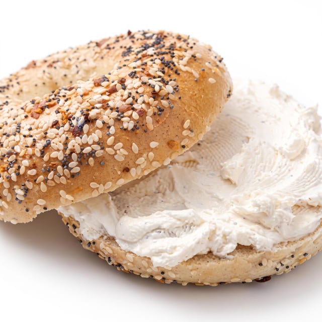Cream Cheese Bagel.
