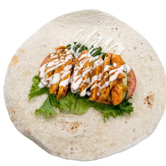 Buffalo Grilled Chicken Wrap.