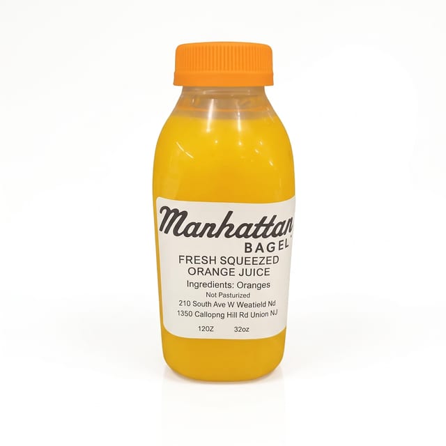12oz Fresh Squeezed Juice.