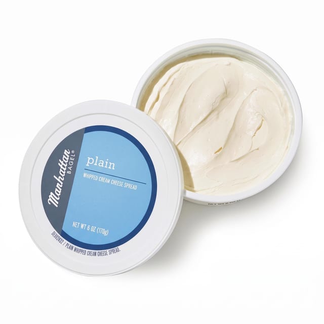 Tub of Plain Cream Cheese.