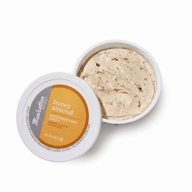 Tub of Flavored Cream Cheese.