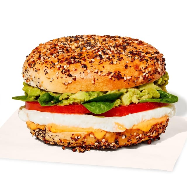 Garden Avocado Egg White Sandwich.