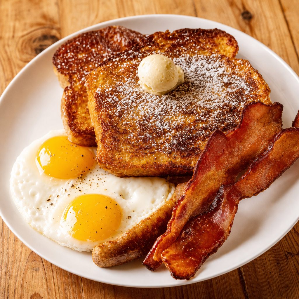 Sweet & Savory French Toast Platter.