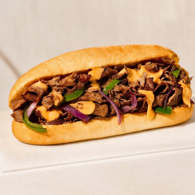 Manhattan Cheesesteak Sandwich.