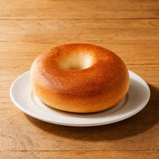 Mini Bagels (nothing on it)