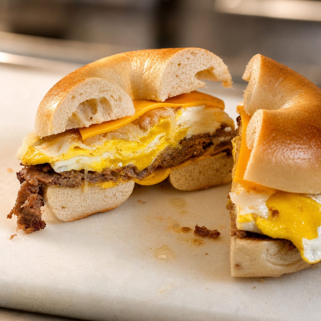 Philly Steak Egg & Cheese.