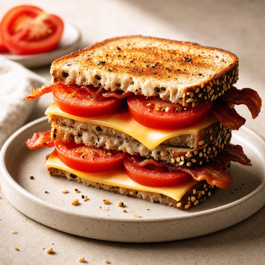 Bacon Tomato Grilled Cheese.