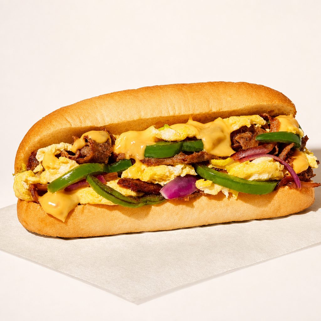 Breakfast Cheesesteak.