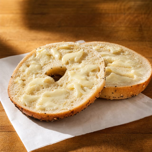 Bagel with Butter.