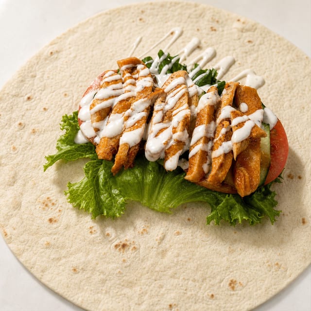 Buffalo Grilled Chicken Wrap.