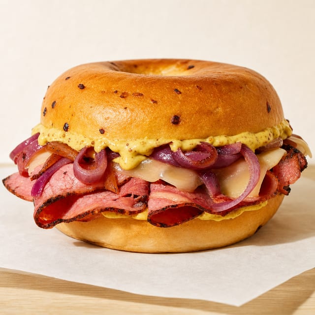 Hot Pastrami Sandwich.