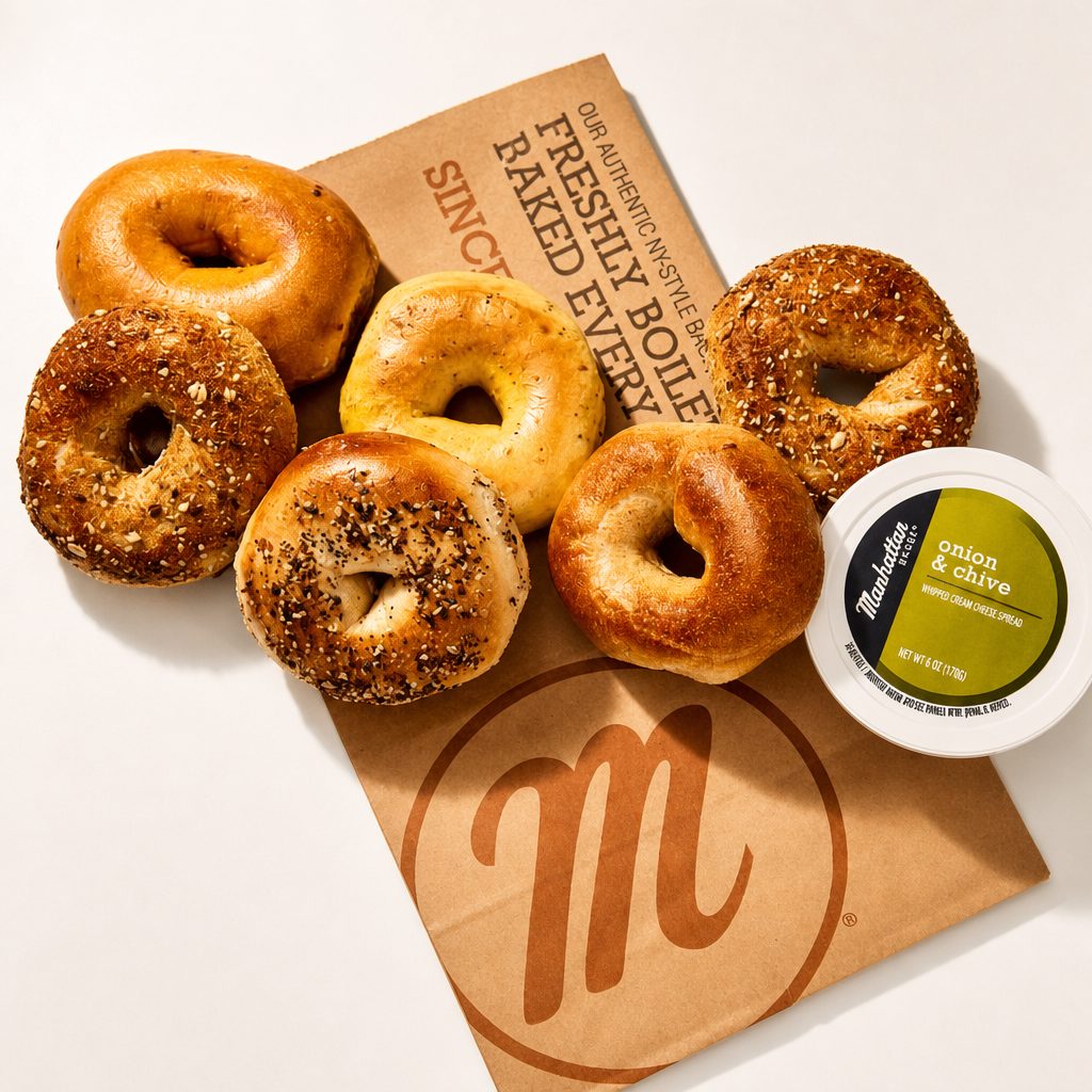 Half dozen bagels.
