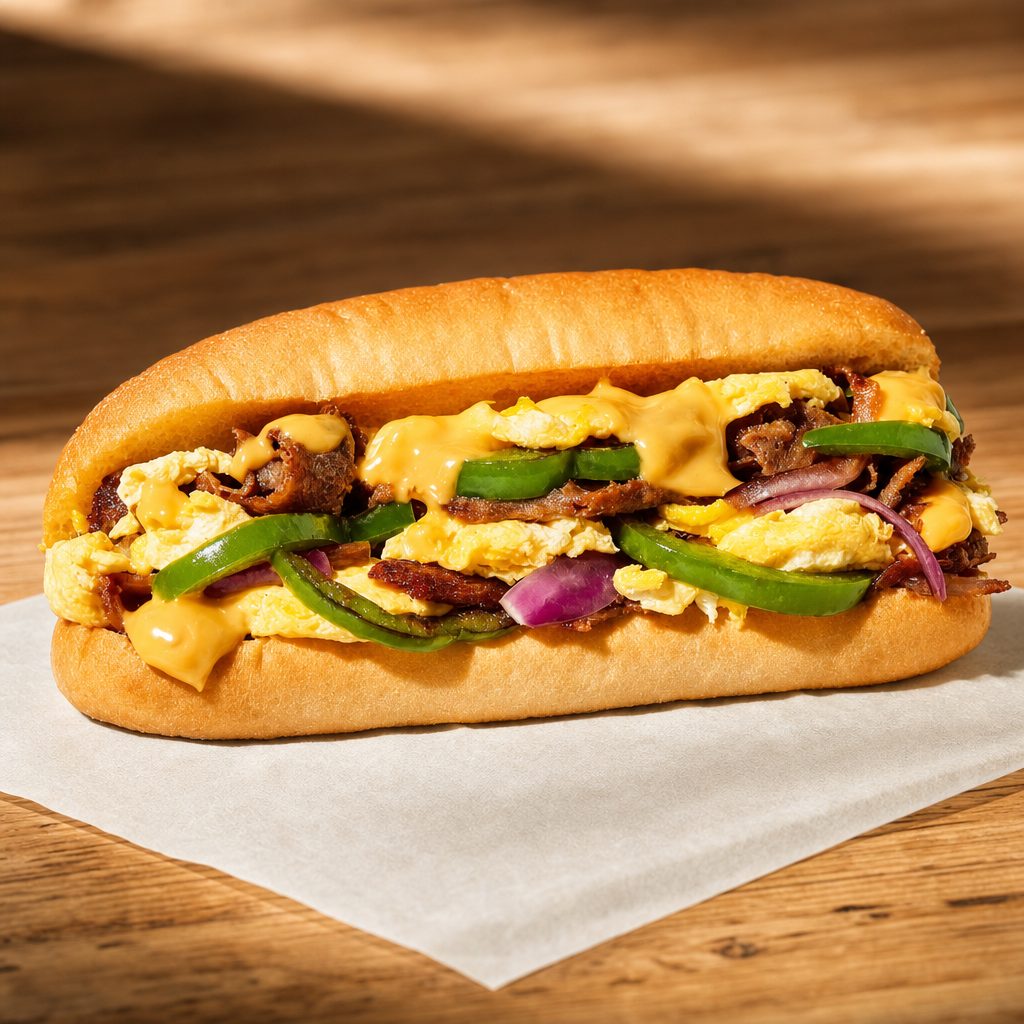 Breakfast Cheesesteak.