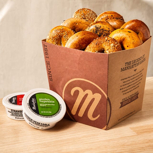 Dozen Bagels Value Pack.