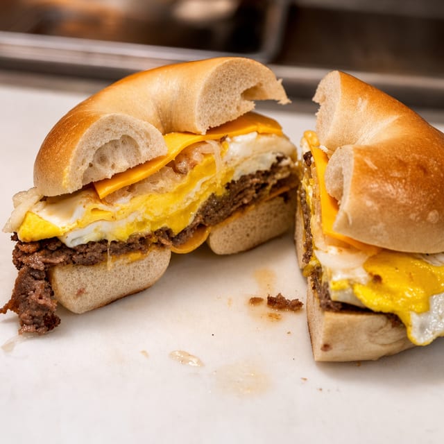 Philly Steak Egg & Cheese.