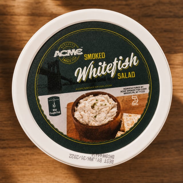Whitefish Salad Tub.