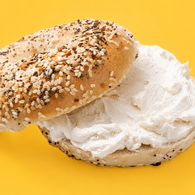 Cream Cheese Bagel.