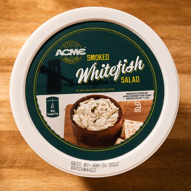 Whitefish Salad 7oz Container.