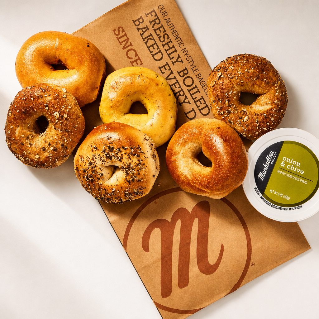 Half dozen bagels.