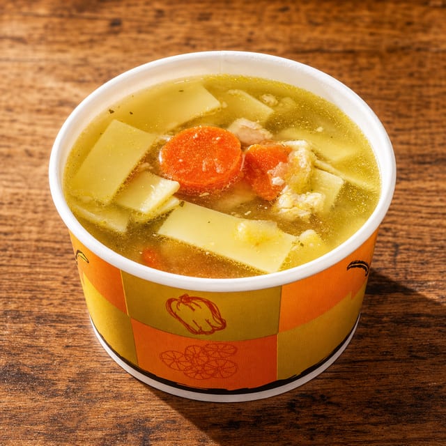 Bowl of Soup w/bagel 16oz.