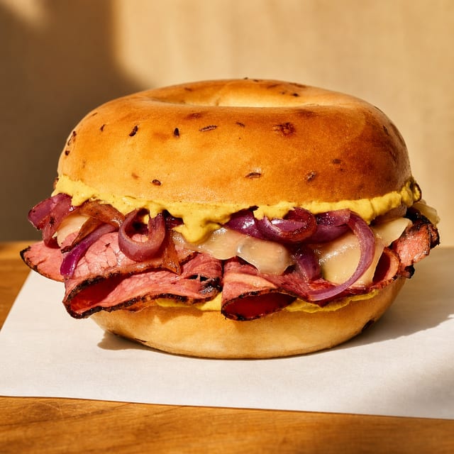 Hot Pastrami Sandwich.