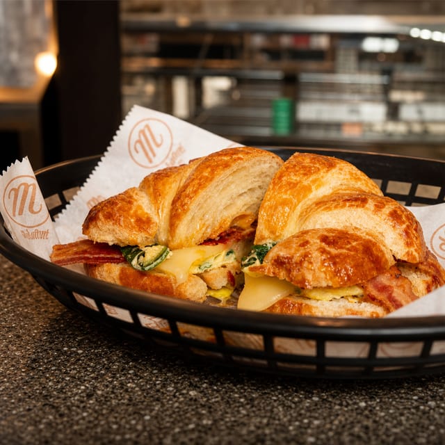 Spinach Bacon Croissant.