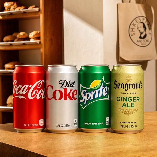 Soda 12oz Can.