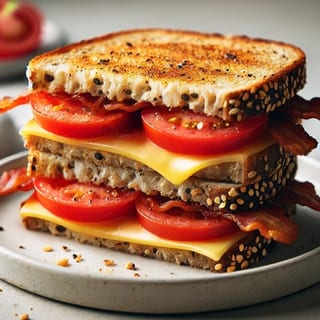 Bacon Tomato Grilled Cheese Grilled Cheese